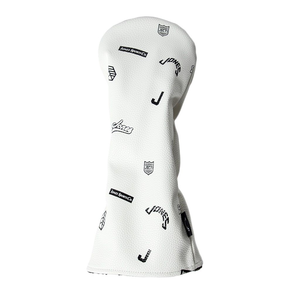 ジョーンズ JONES ドライバーカバー Monogram ホワイト Driver Cover White