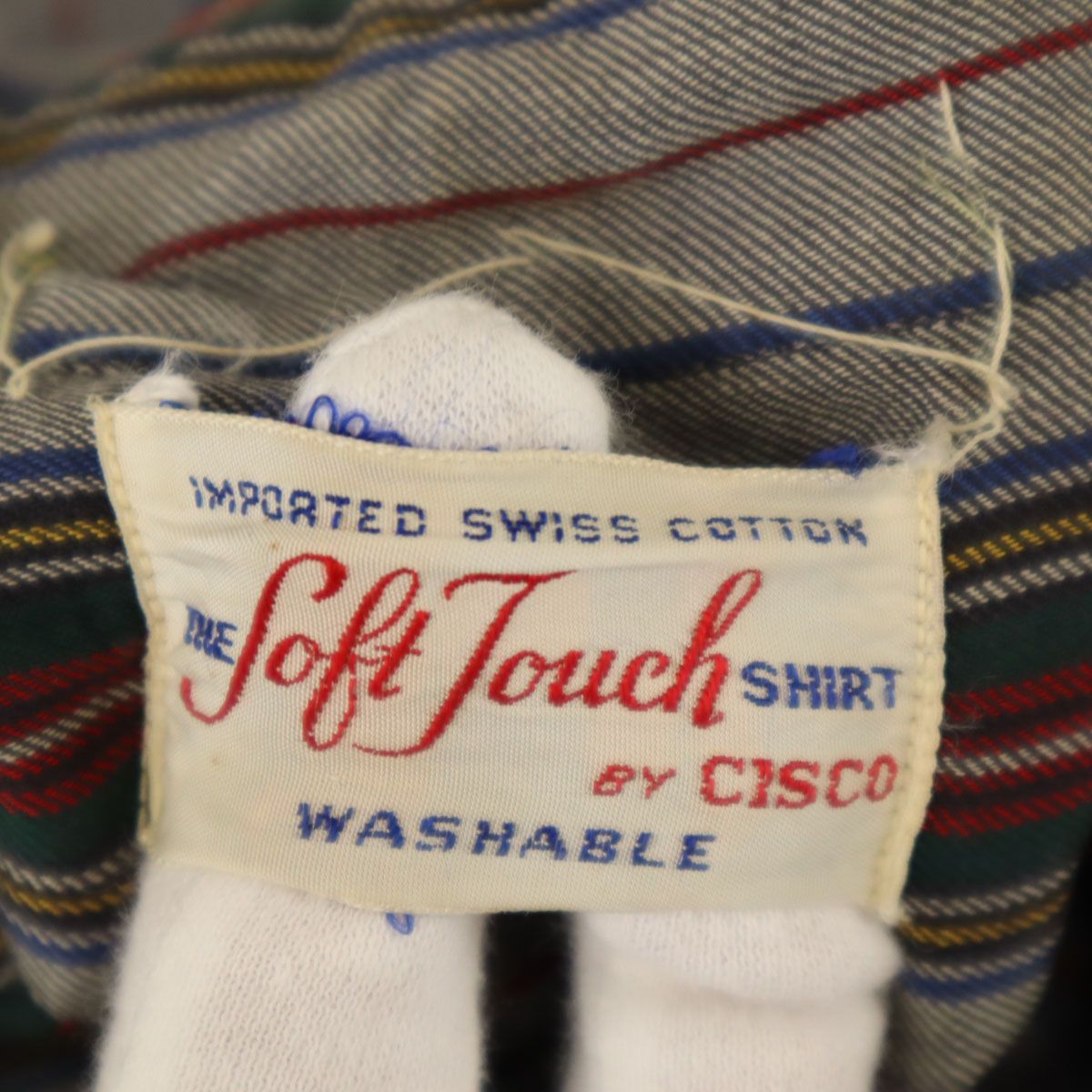 THE SOFT TOUCH SHIRT 60s ヴィンテージ ストライプ柄 長袖 ボタン