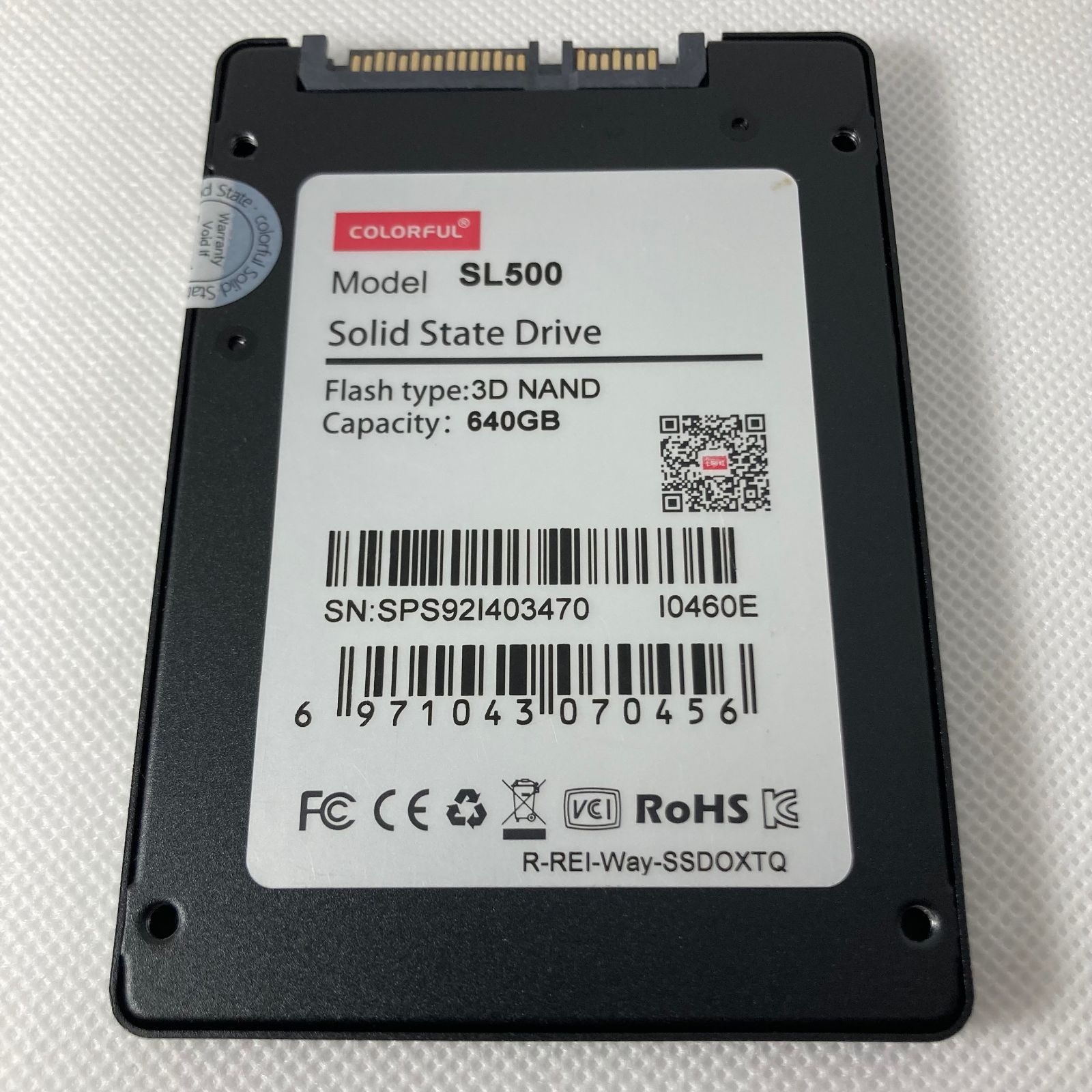 Colorful SL500 640GB 【わけあり】/colorful【598】