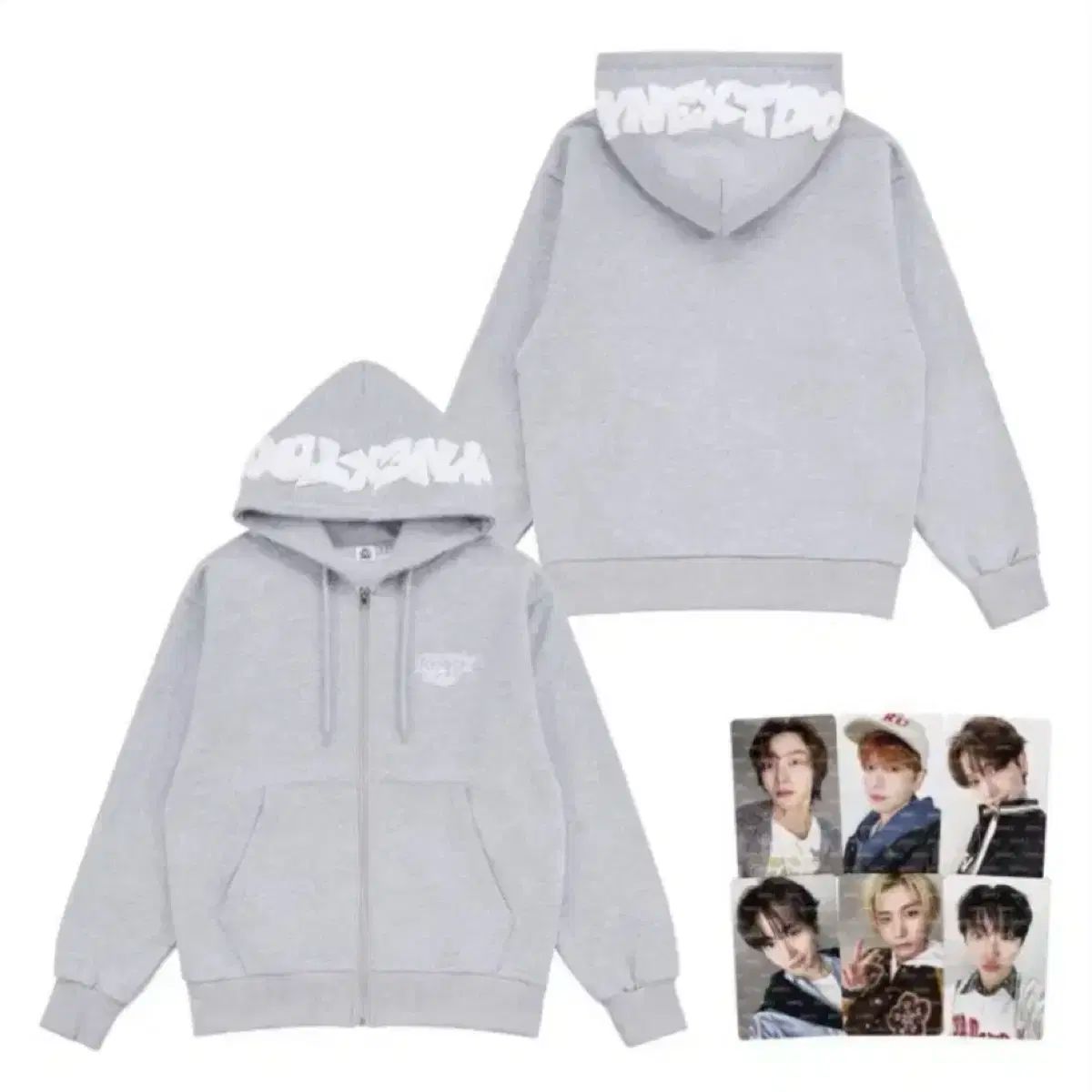 新品 BOYNEXTDOOR ボネクド フーディー パーカー Ｍ トレカセット BOYNEXTDOOR(ボイネク) パーカー 1 分 MD M サイズ SIZE トレカ