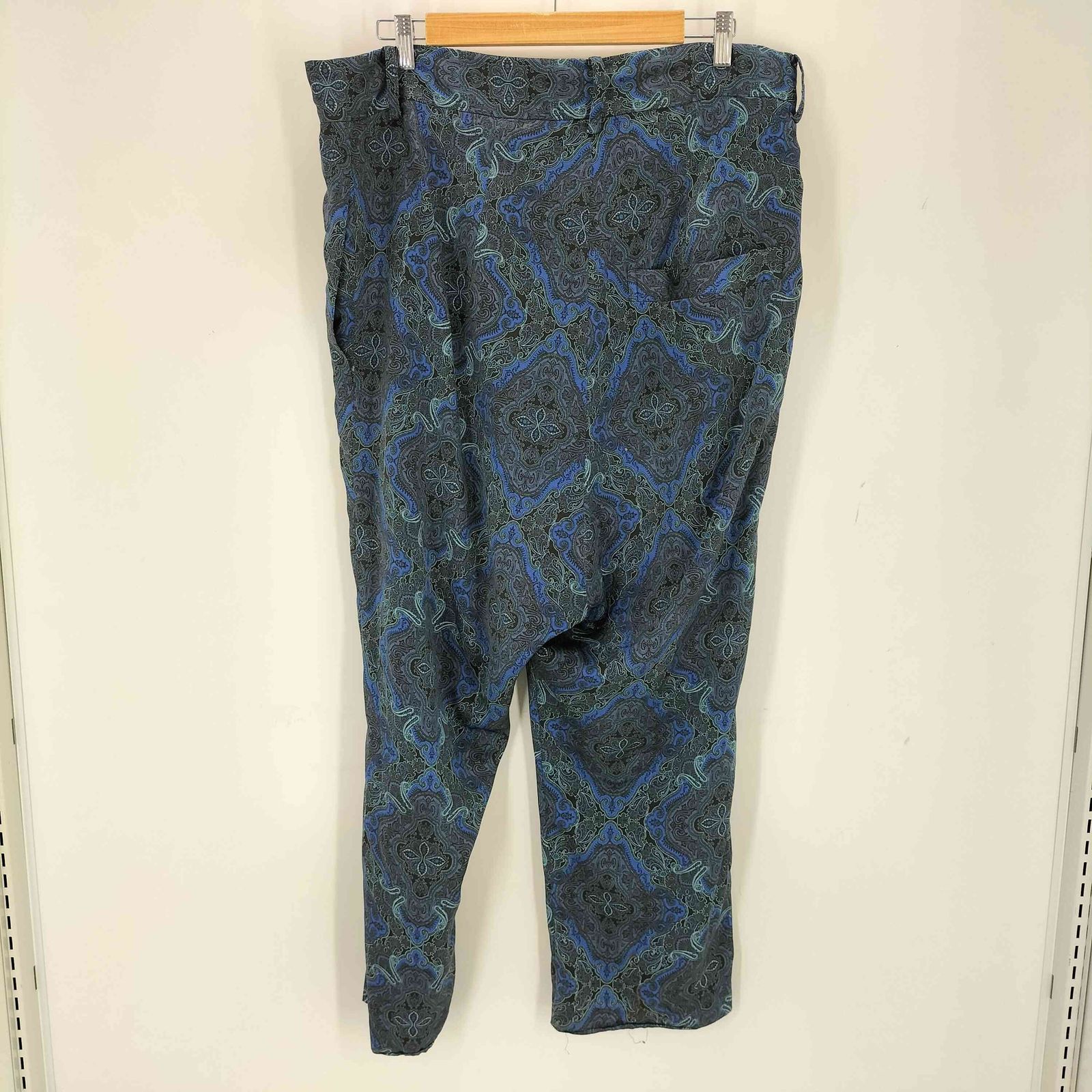 BED J.W. FORD ベッドフォード スラックス パンツ 総柄 フェザー ベッドフォード BED J.W. FORD 文様総柄リラックスパンツ メンズ