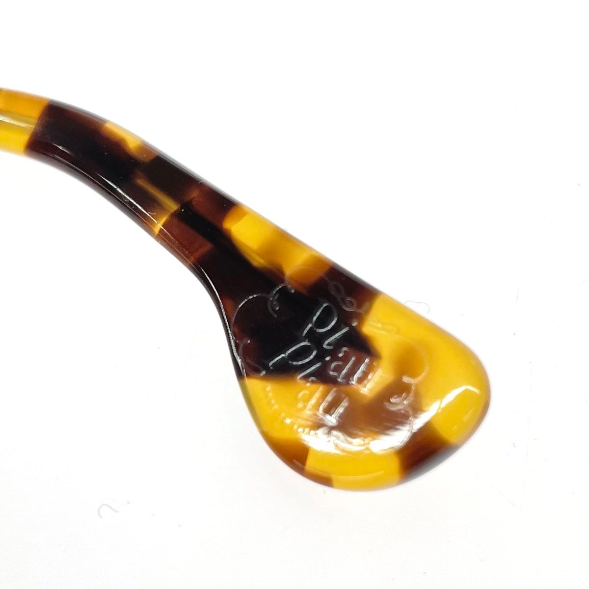 良好 piau piau ピュピュ 鯖江製 メガネ ブラウン レディース