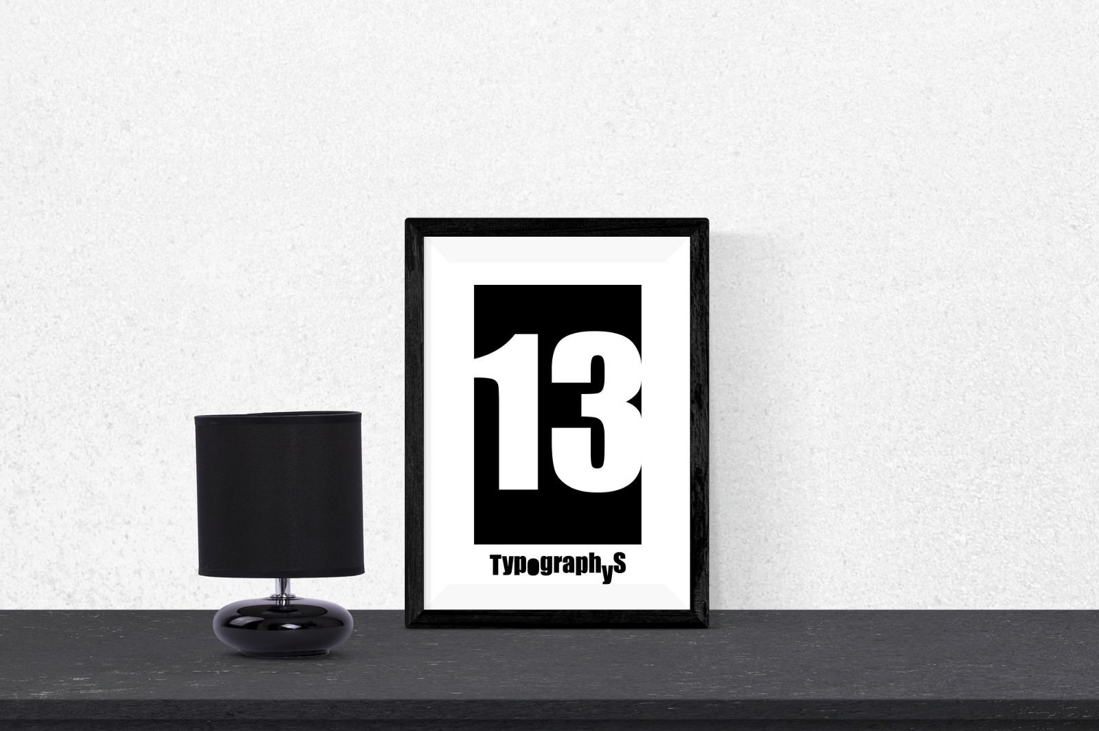 最安値，品質保証】 【A2】TYPOGRAPHYS アートポスター（A2サイズ）13BK