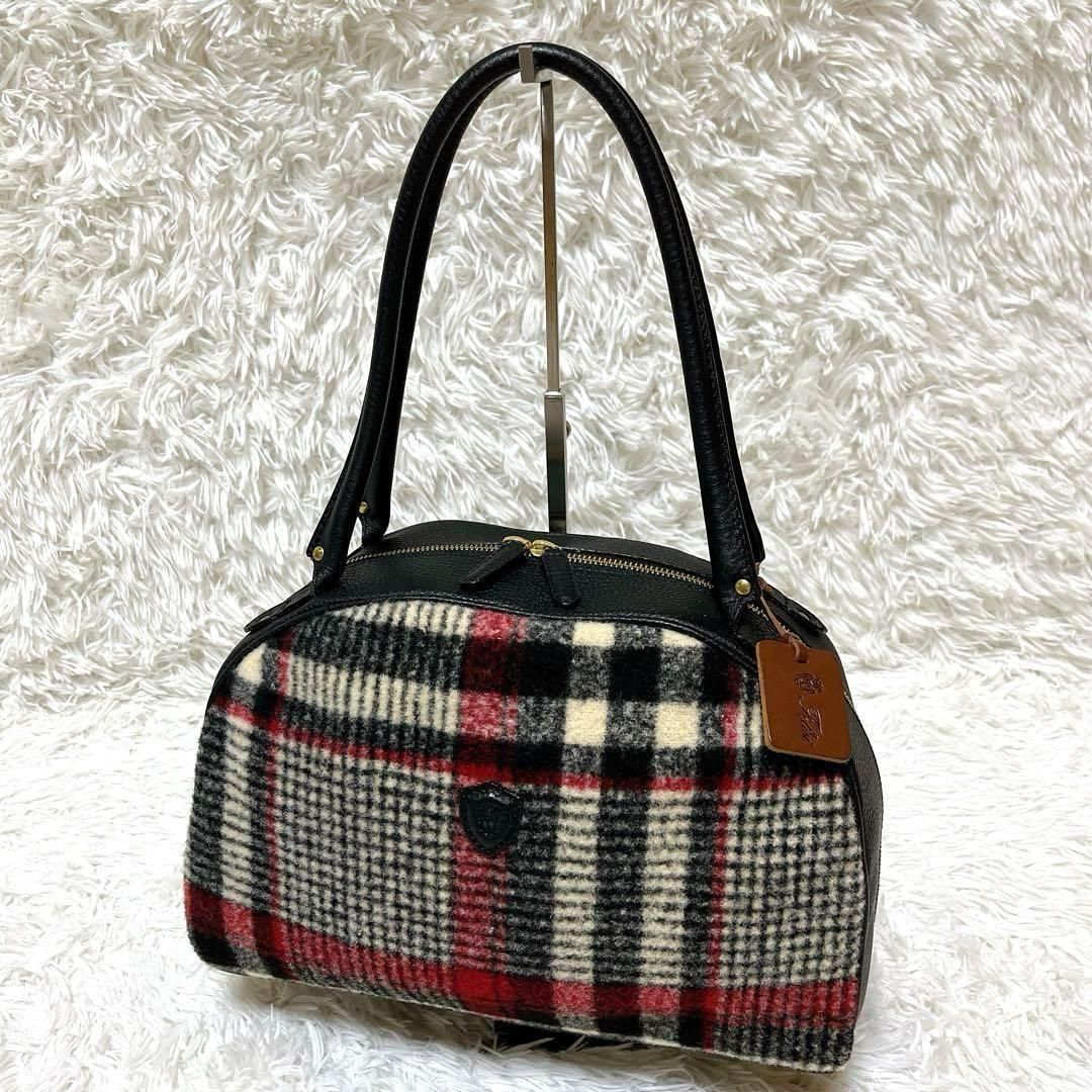 ♥級 フェリージ 近年モデル wool blend handbag バッグ