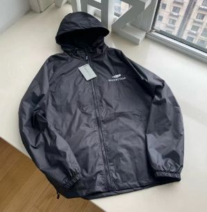 23SS【新品】Balenciaga ロゴ オーバーサイズ フード付きジャケット柄デザインプリント