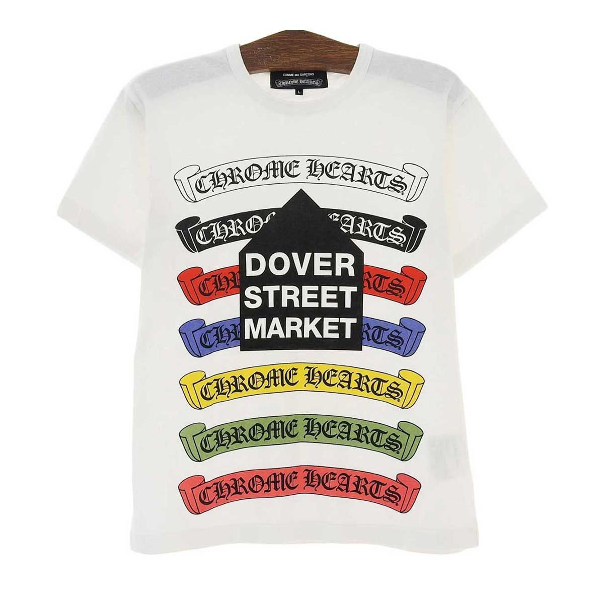 クロムハーツ COMME des GARCONS DSM コラボ スクロールラベル Tシャツ 