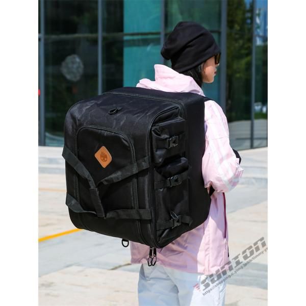 スノーボード スキー ブーツケース 55L リュックサック バックパック バッグ ケース ヘルメット ブーツ シューズ 2WAY 防水 収納 プレゼント ギフト 2312skibag02