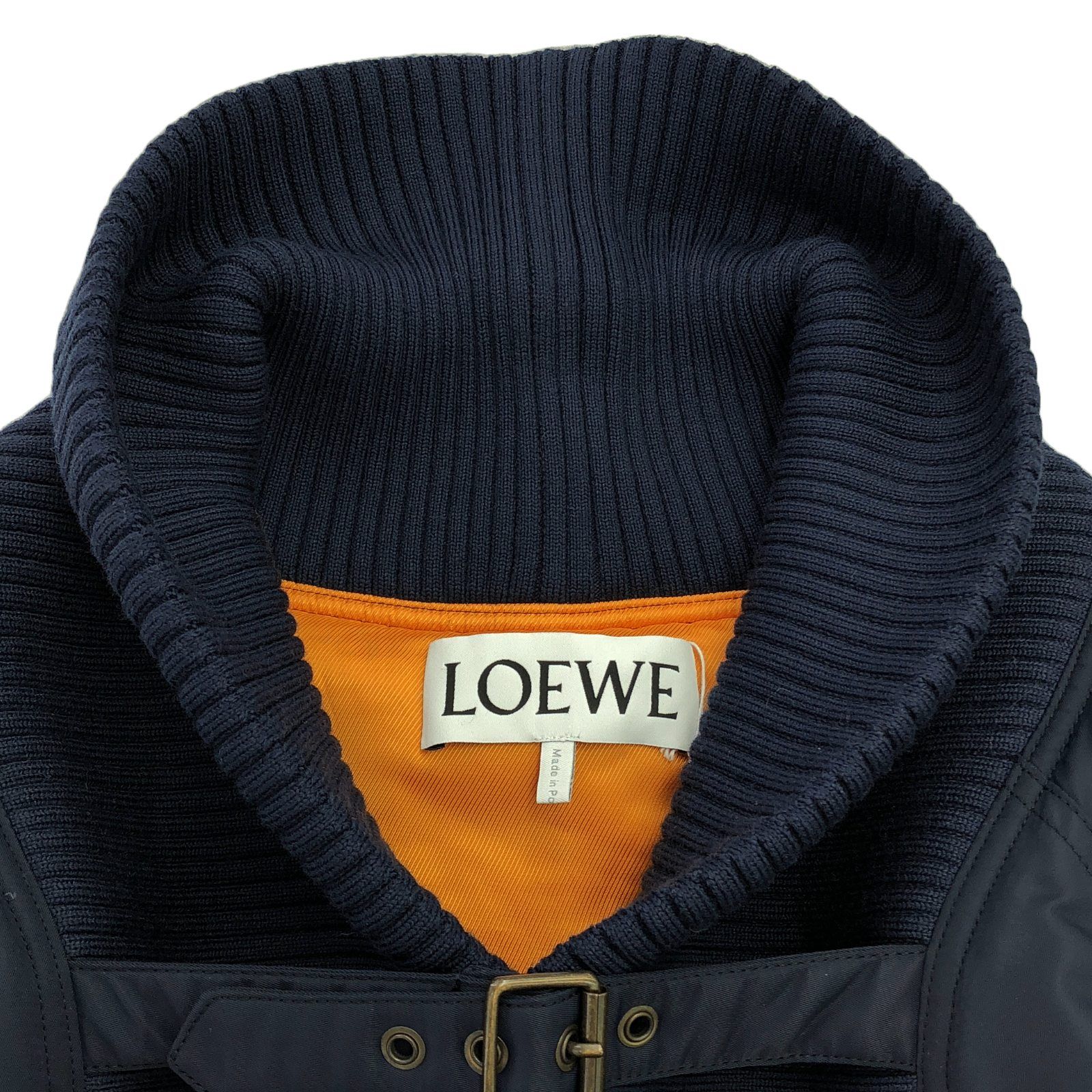 ロエベ　ジャケット　未使用 ロエベ LOEWE コーデュロイトリムジャケット ステンカラー