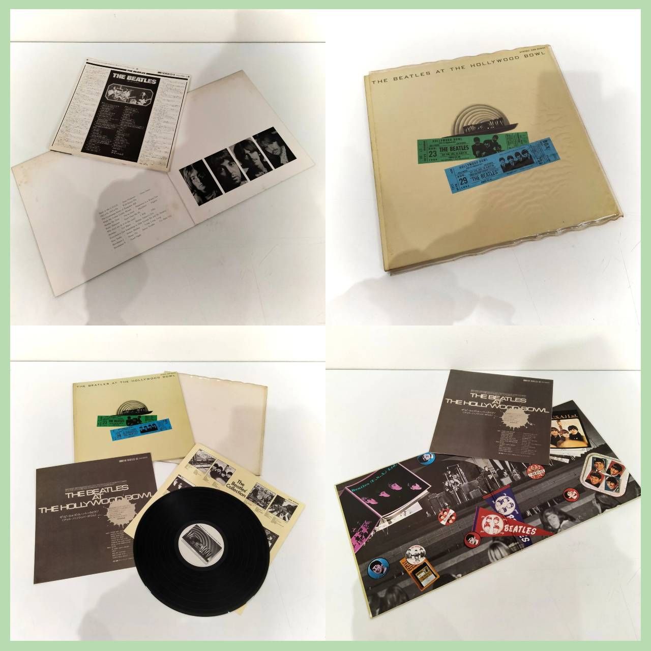 ビートルズ☆ 日本公演 パンフレット ☆ 1966年☆ピンナップ・保護紙付