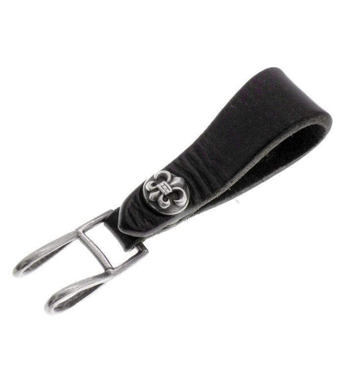 インボイス有り　クロムハーツ BELT LOOP クロスボールレザーベルトループ クロムハーツ CHROME HEARTS 【 BELT LOOP 】 BSフレア ボール