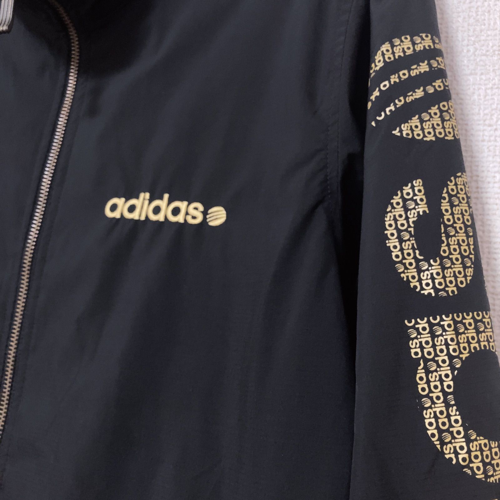 adidas MA-1ジャケット ブラック/ゴールド　サイズO 楽天市場】アディダス adidas ジャケット メンズ ボールド