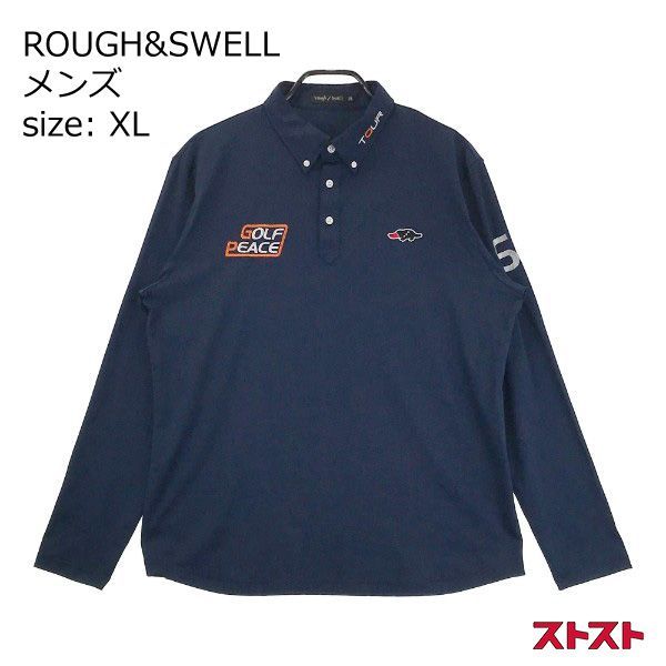 ROUGH&SWELL ラフアンドスウェル RSM-21218 長袖ポロシャツ ボタン  