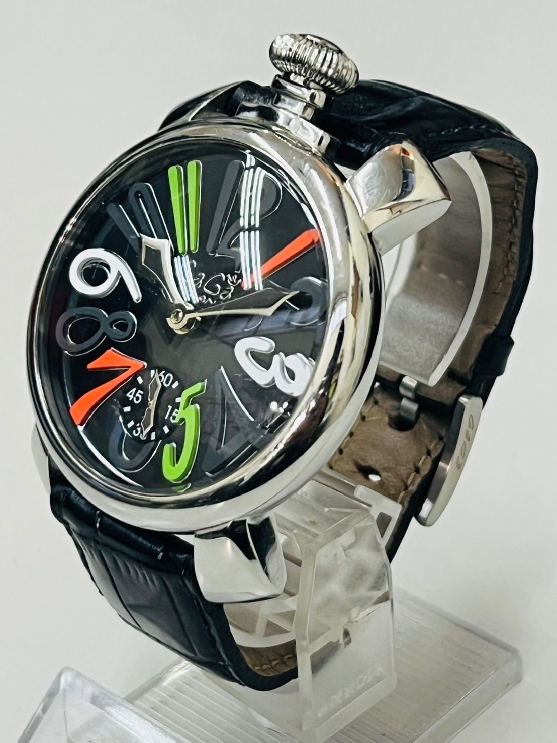 [値下げしました！]ガガミラノ マヌアーレ 48mm 手巻 5010.08S Gaga Milano ガガミラノ マヌアーレ 48 5010 手巻き 世界限定250本