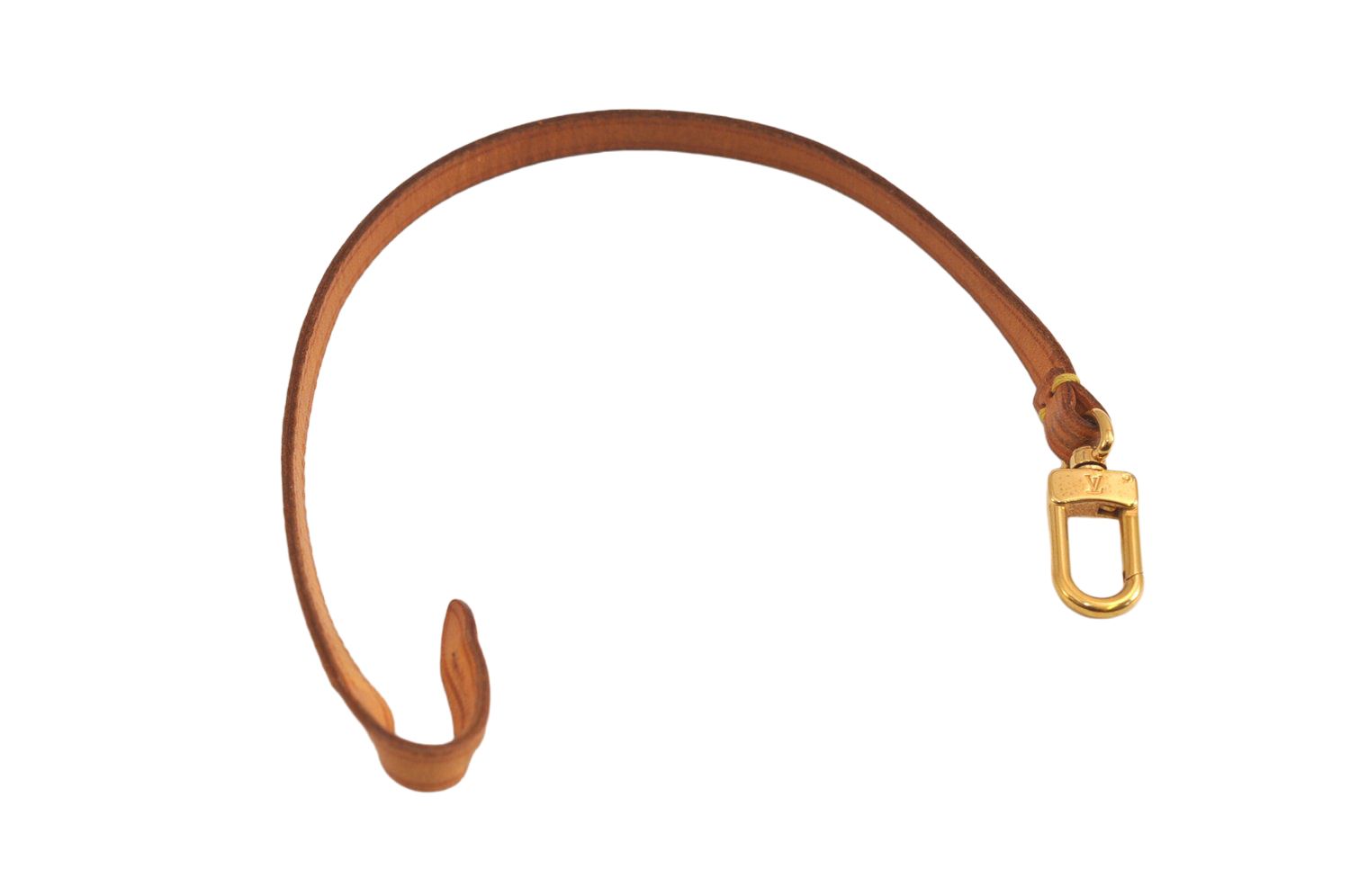 LOUIS VUITTON ルイヴィトン レザー ポシェットアクセソワール用ストラップパーツ ベージュ 13.8 LV 6721M