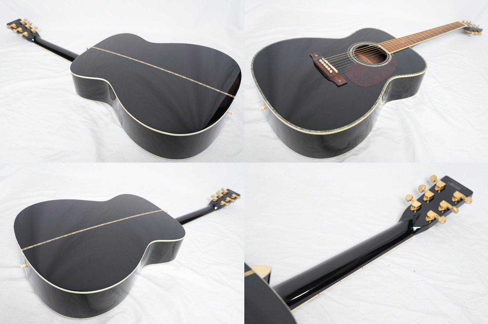 ★美品！ARIA Dreadnought AF-60BK オール単板 ブラック ☆Aria Dreadnought☆AF-60 BK トップ＆バック単板モデル 美品