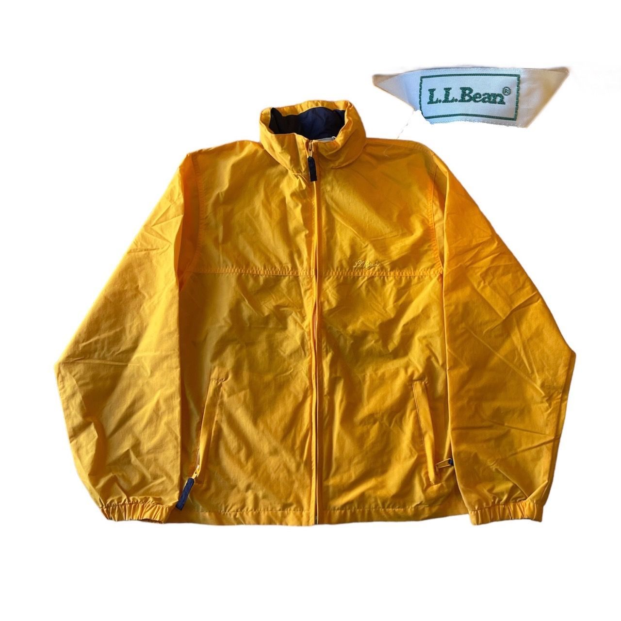 90s LLBEAN NYLON JACKET YELLOW KIDS XL 18-20 - メルカリ