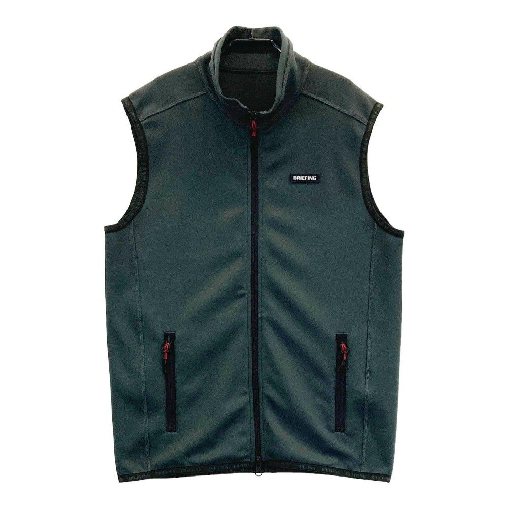 BRIEFING グレー ベスト フルジップ サイズM サイズ：M BRIEFING GOLF ブリーフィング フルジップ ベスト グレー系