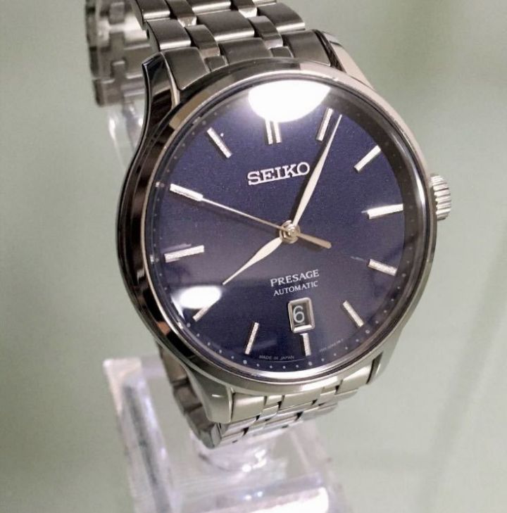 ☆稼動品☆SEIKO セイコー☆プレサージュ PRESAGE☆ネイビー文字盤☆自動巻き☆メンズ腕時計☆SRPD41☆ - メルカリ