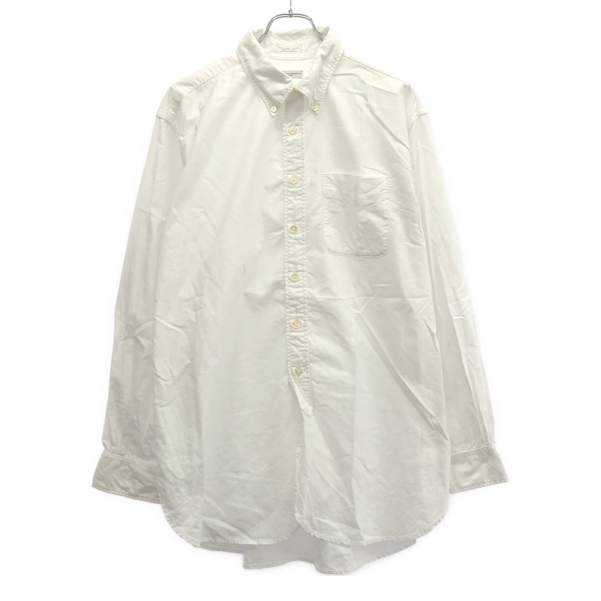 美品 エンジニアードガーメンツ オックスフォード BDシャツ ホワイト S ENGINEERED GARMENTS (エンジニアードガーメンツ) 19 Century BD