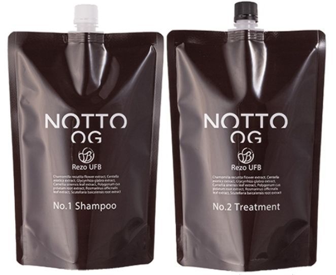 マーキュリーコスメティックス ノット ogオーガニック No.1シャンプー1000ml& No.2トリートメント1000gセット