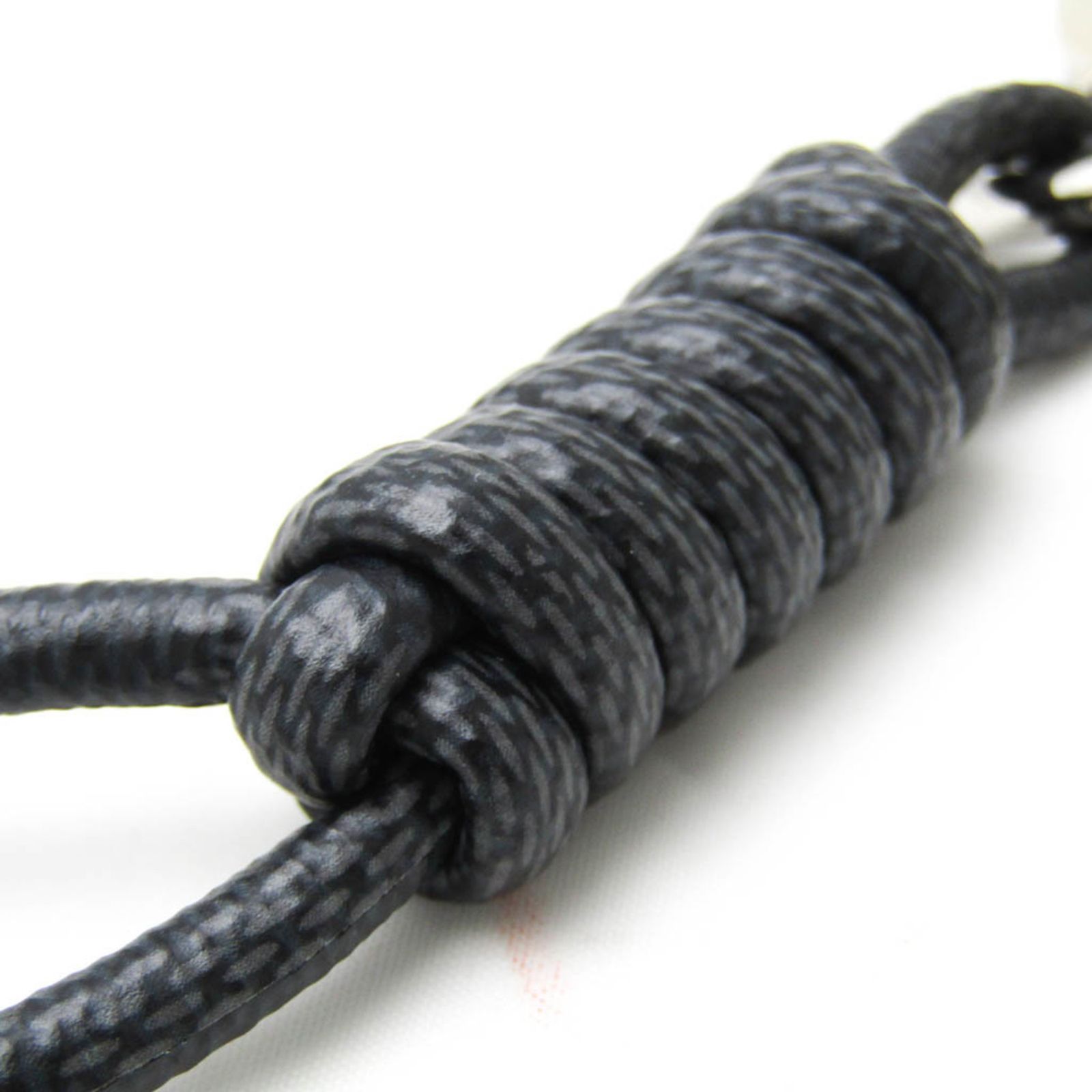 ルイヴィトン ダミエグラフィット キーホルダー　レザーロープM67224 LOUIS VUITTON ルイヴィトン M67224 レザー ロープ キーリング