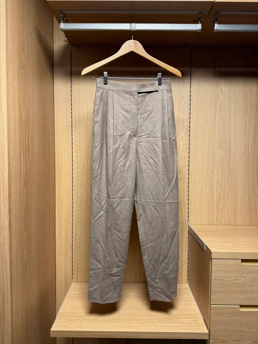 108 1万ウォン MAX MARA マックスマーラ 松 ウール スーティング スラックス パンツ