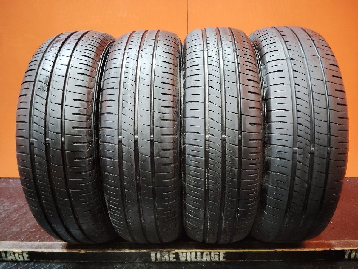 DUNLOP ENASAVE EC204 185|65R15 15インチ 夏タイヤ 4本 22～ バリ溝 ノート フリード イスト アクア デミオ等 KTH192