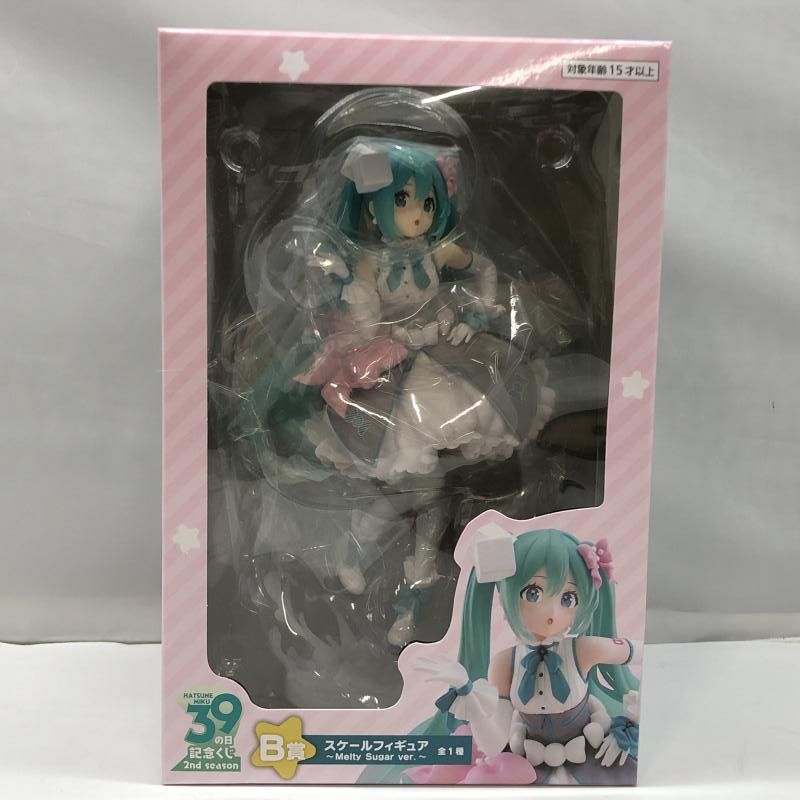 【中古】タイトー タイトーくじ 初音ミク 39(ミク)の日 記念くじ 2nd season B賞 スケールフィギュア ～Melty Sugar ver.～ 未開封品[97]