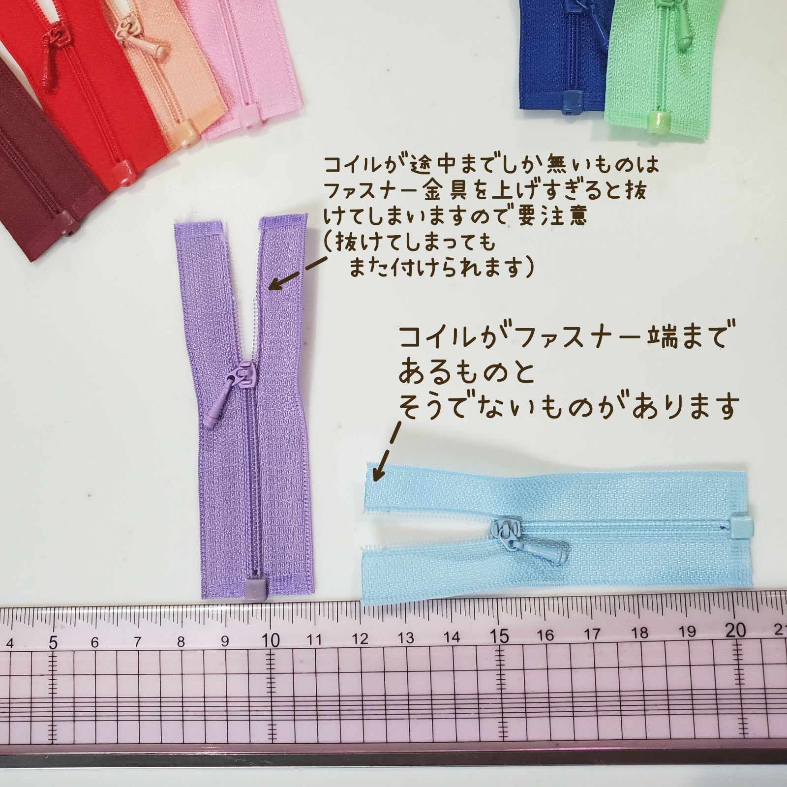 1周年記念イベントが ドール用 10cmミニオープンファスナー グレー