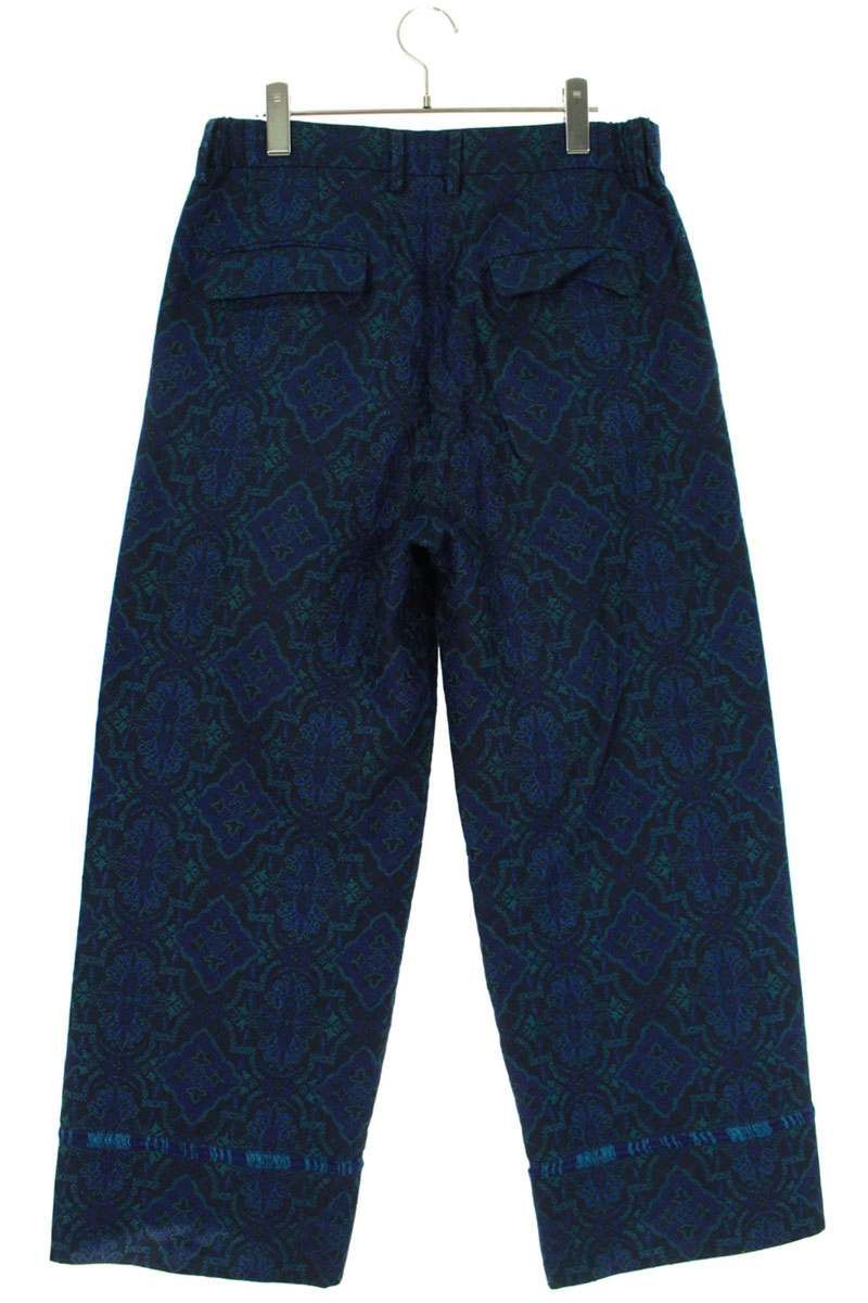 イレニサ IH-23SS-P018S-EST TWO TUCKS WIDE PANTS ジャカード総