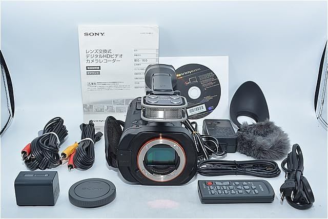 363 SONY レンズ交換式HD ハンディカムVG900 ボディー ブラック NEX-VG900