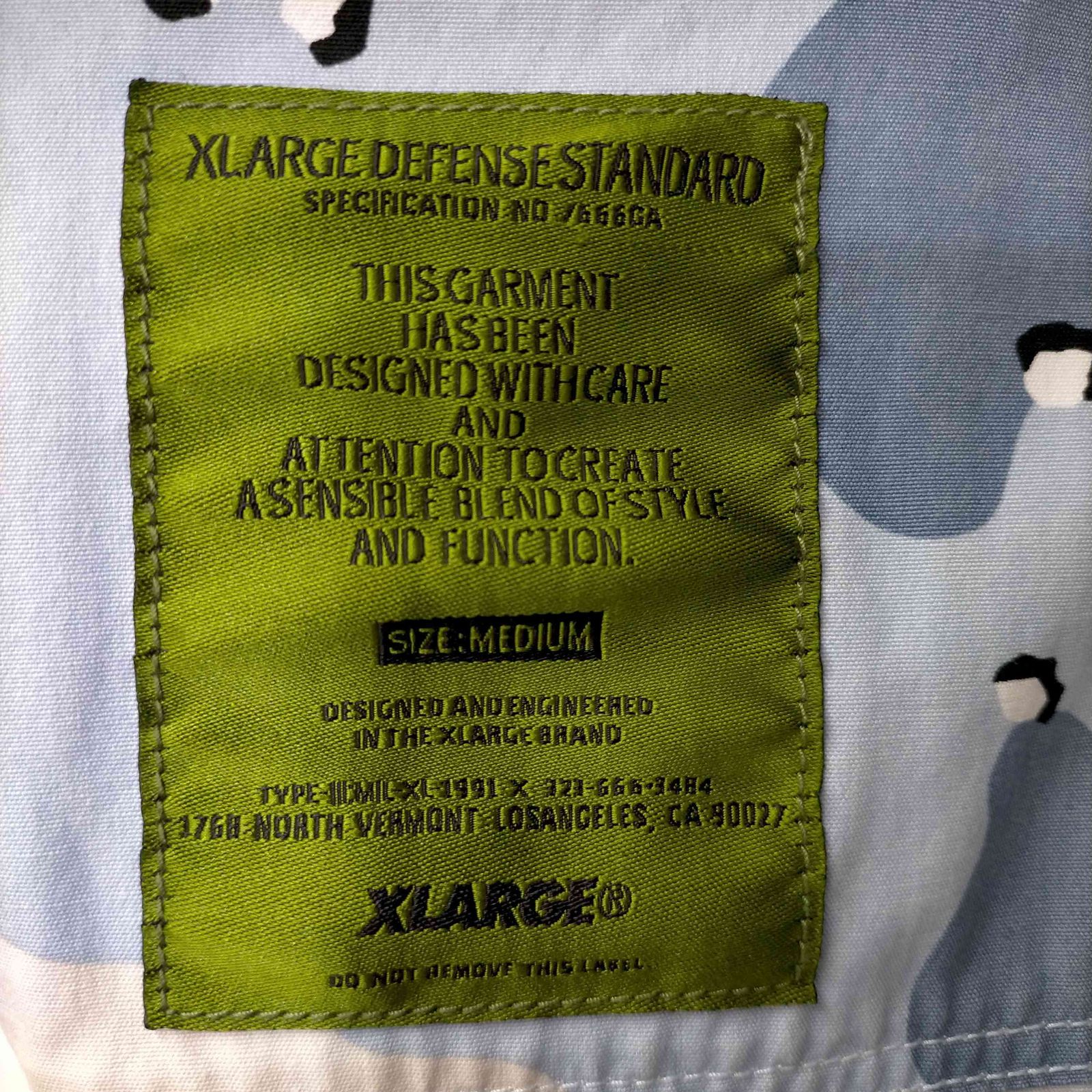 エクストララージ XLARGE 迷彩柄 米軍 セットアップ メンズ JPN：M