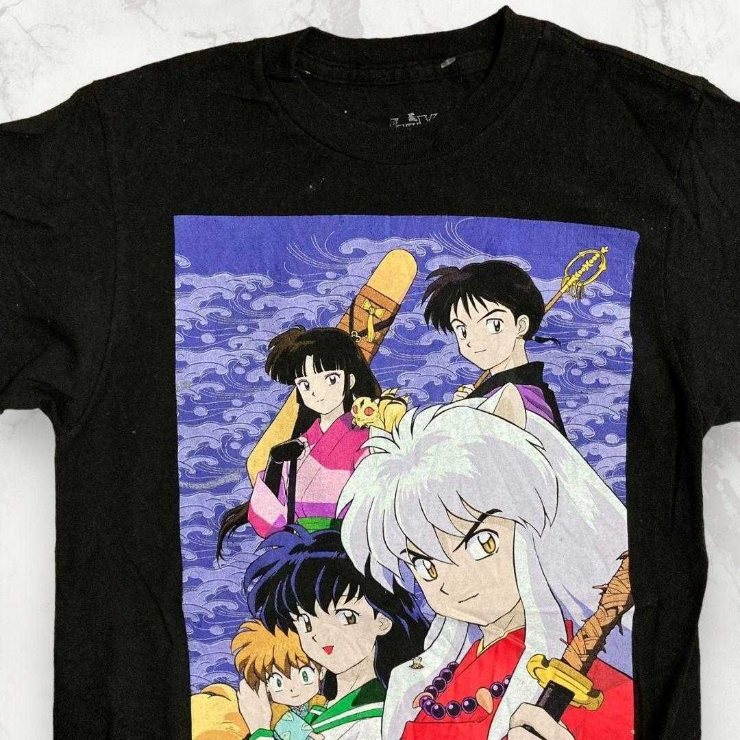 逸品！ 犬夜叉 イヌヤシャ ヴィンテージ アニメ Tシャツ 濃グレー XL ...