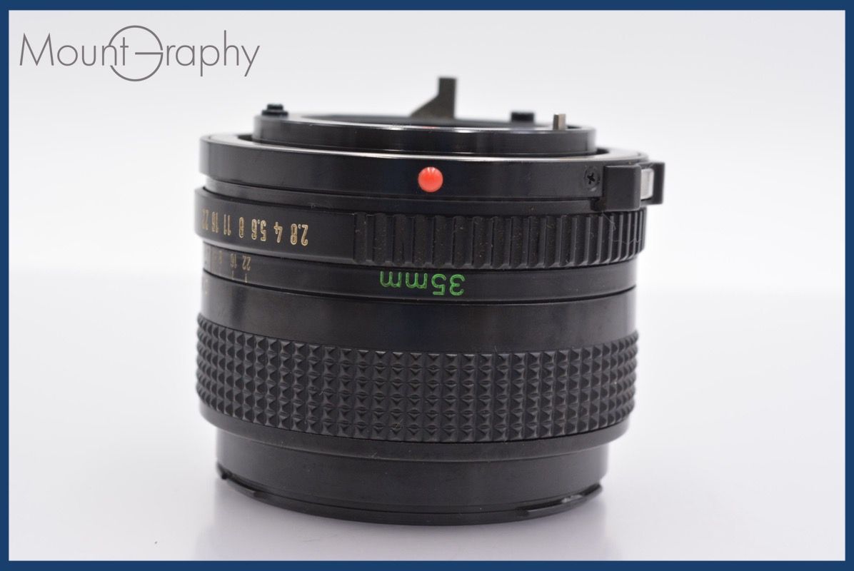 Canon NEW FD 35ｍｍ F2 純正前後キャップ付 キャノン Canon NEW FD 35mm F2 純正前後キャップ付 キャノン Canon NEW FD