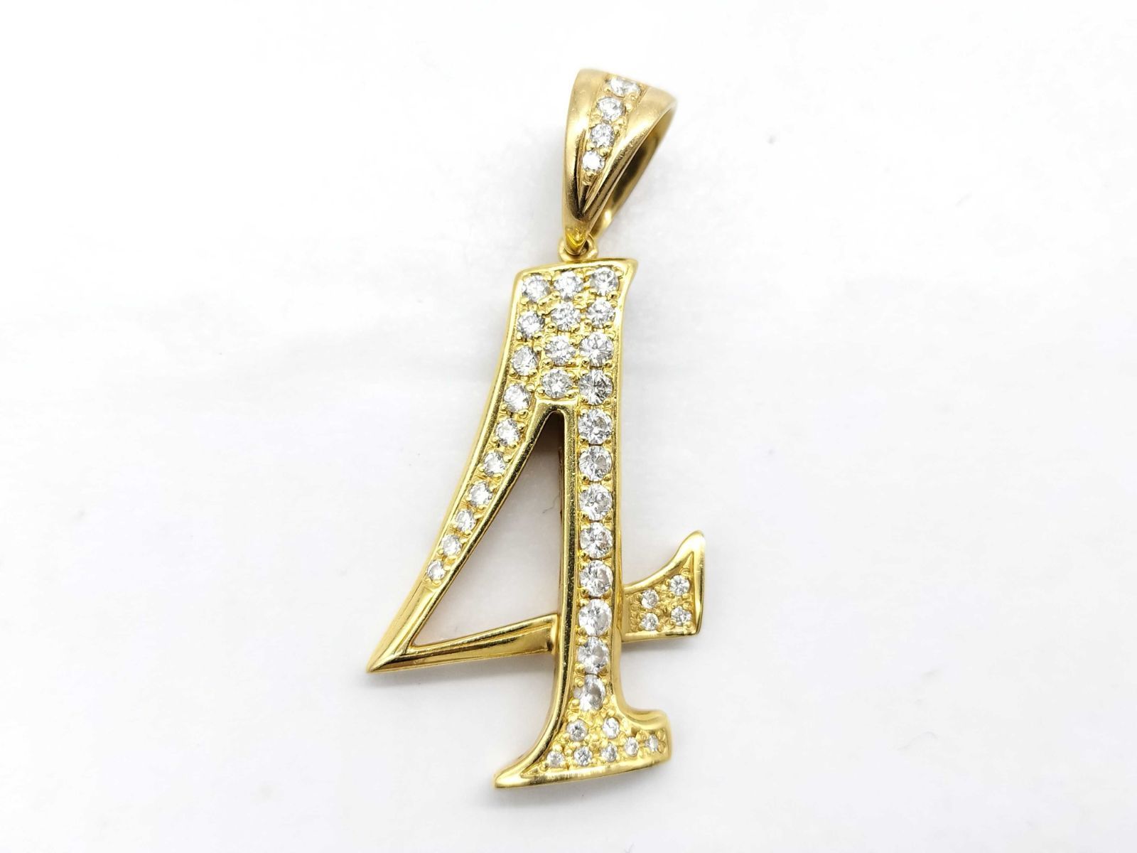 K18 ペンダントトップ 18k D0.97ct K18 11.0g 貴金属 宝石 ダイヤモンド レディース ヴィンテージ ジュエリー トップ チャーム