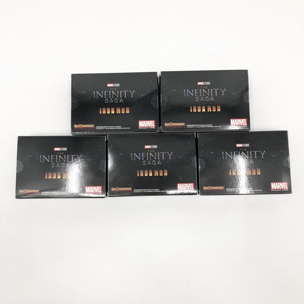 中古】未開封 Happyくじ MARVEL Infinity SAGA IRON MAN BE@RBRICK 全 