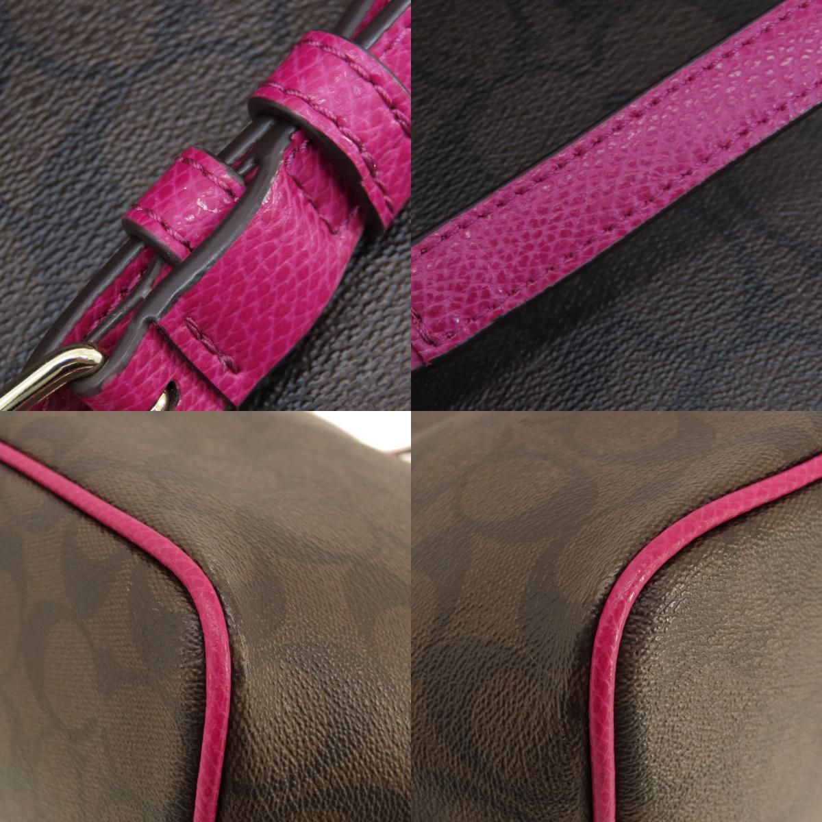 COACH コーチ F34614 シグネチャー 2WAY トートバッグ レザー 