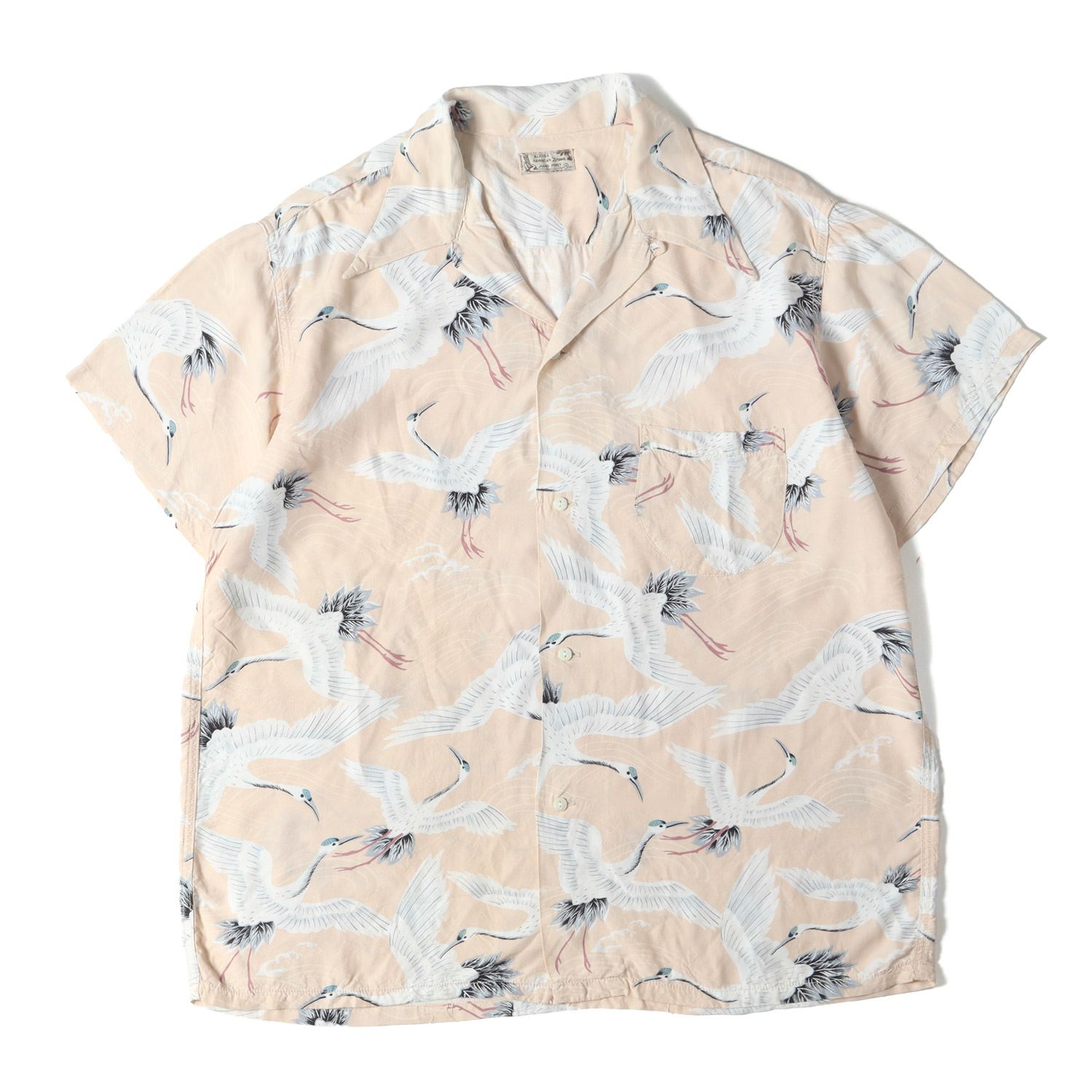90s DENIME ドゥニーム オリゾンティ期 コットン アロハ ウェスタン 希少 オリゾンティ期】DENIME ドゥニーム シャツ サイズ:L / 90s