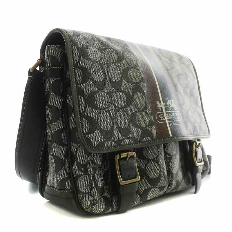 コーチ COACH ショルダーバッグ メッセンジャーバッグ PVC レザー
