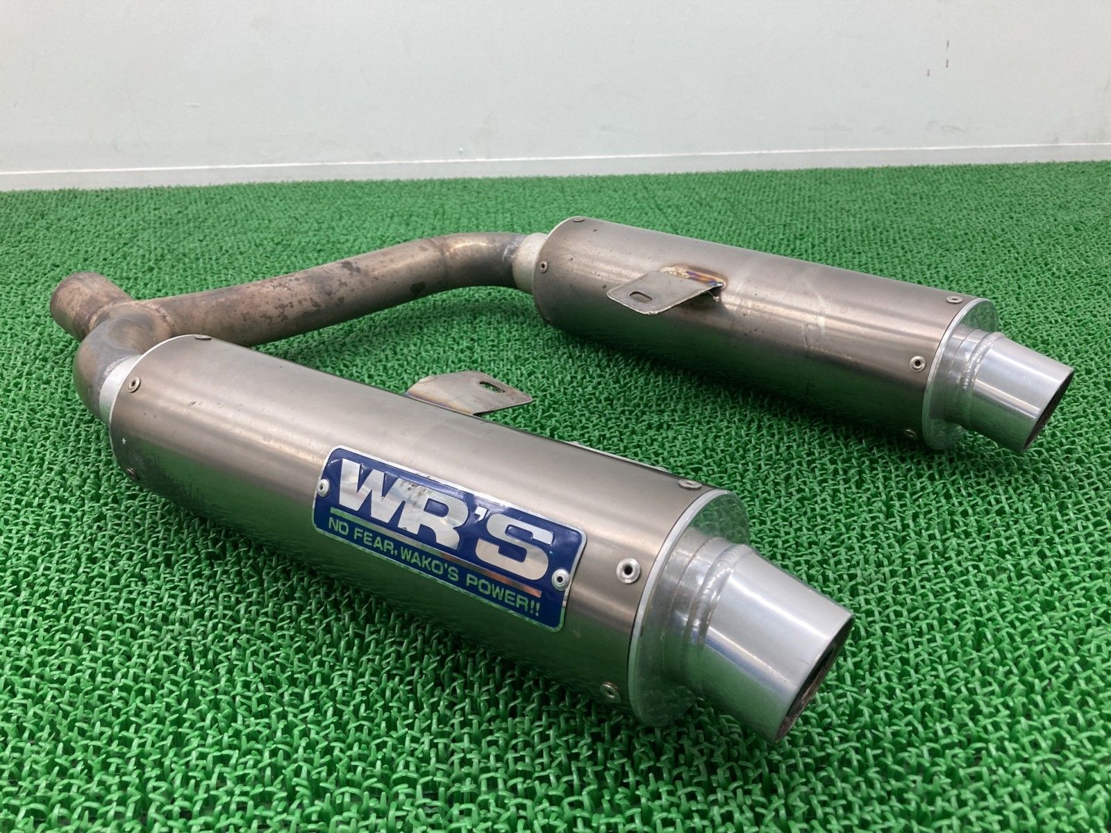 GSR400 WR'S チタンマフラー 車検対応 WR'S製GSR400 サイレンサーマフラー 社外 バイク 部品 GK7DA