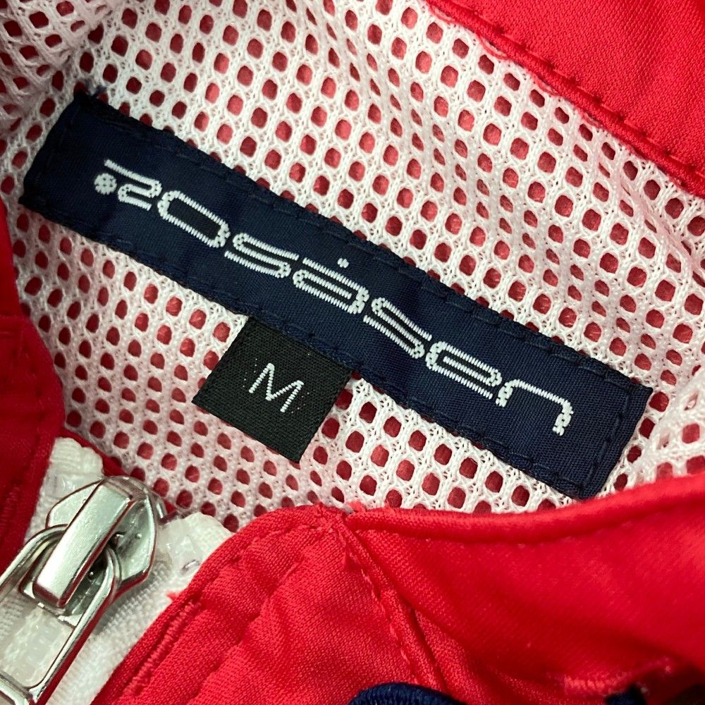 サイズ：M ROSASEN ロサーセン  ジップ ナイロンジャケット  ブルー系 [240101456284] ゴルフウェア メンズ ストスト サイズ：M ROSASEN ロサーセン ジップ ナイロンジャケット