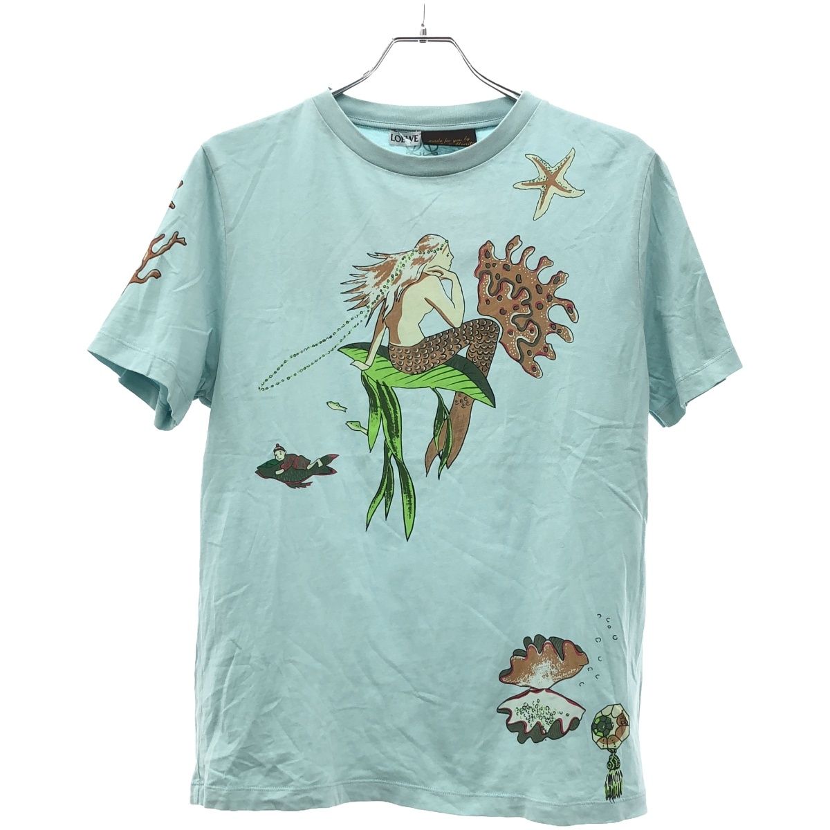 ロエベ パウラズイビザ　マーメイドTシャツ LOEWE ロエベ 20SS PAULA S IBIZA マーメイドTシャツ 17163892107