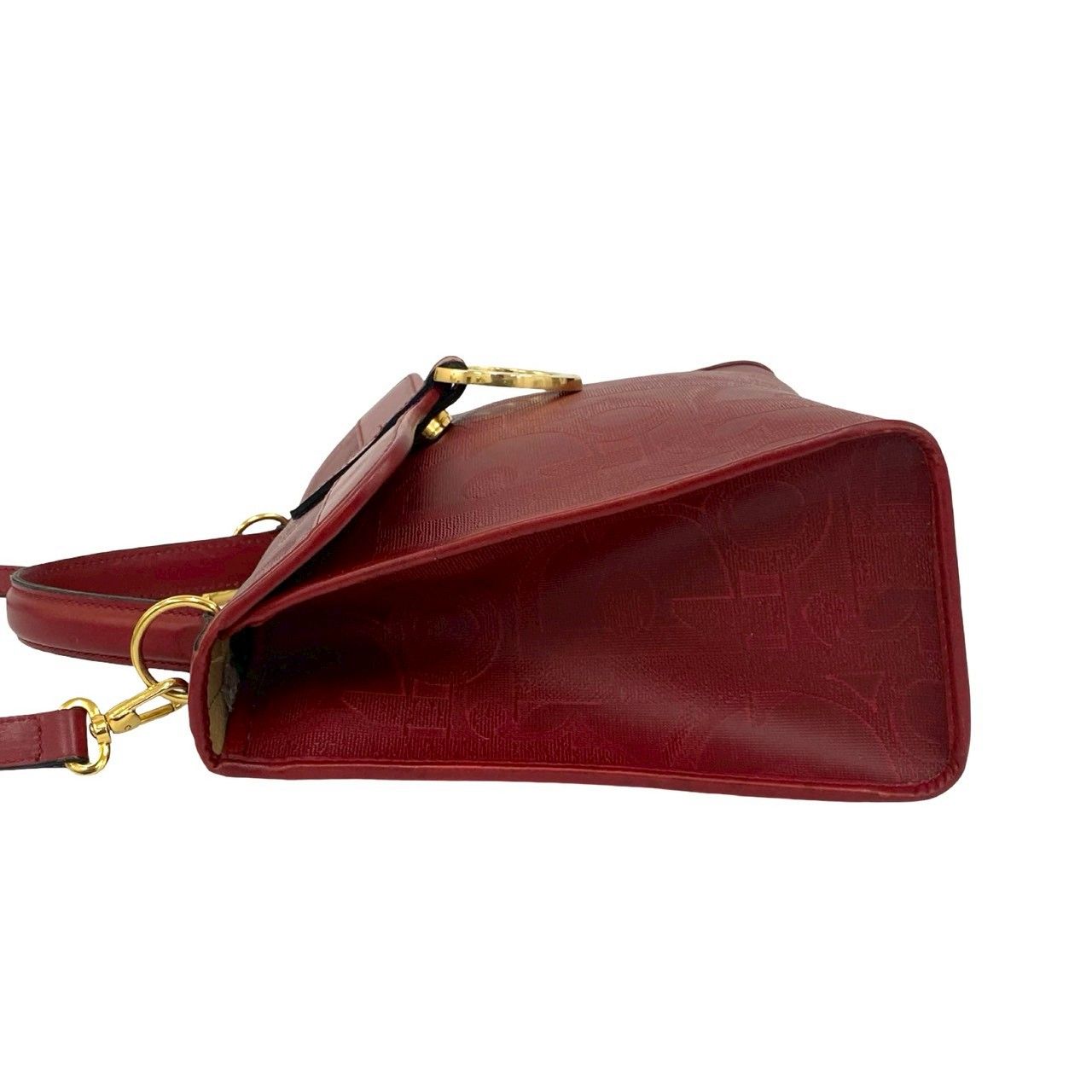 極 美品 Christian Dior クリスチャンディオール ロゴ 金具 トロッター