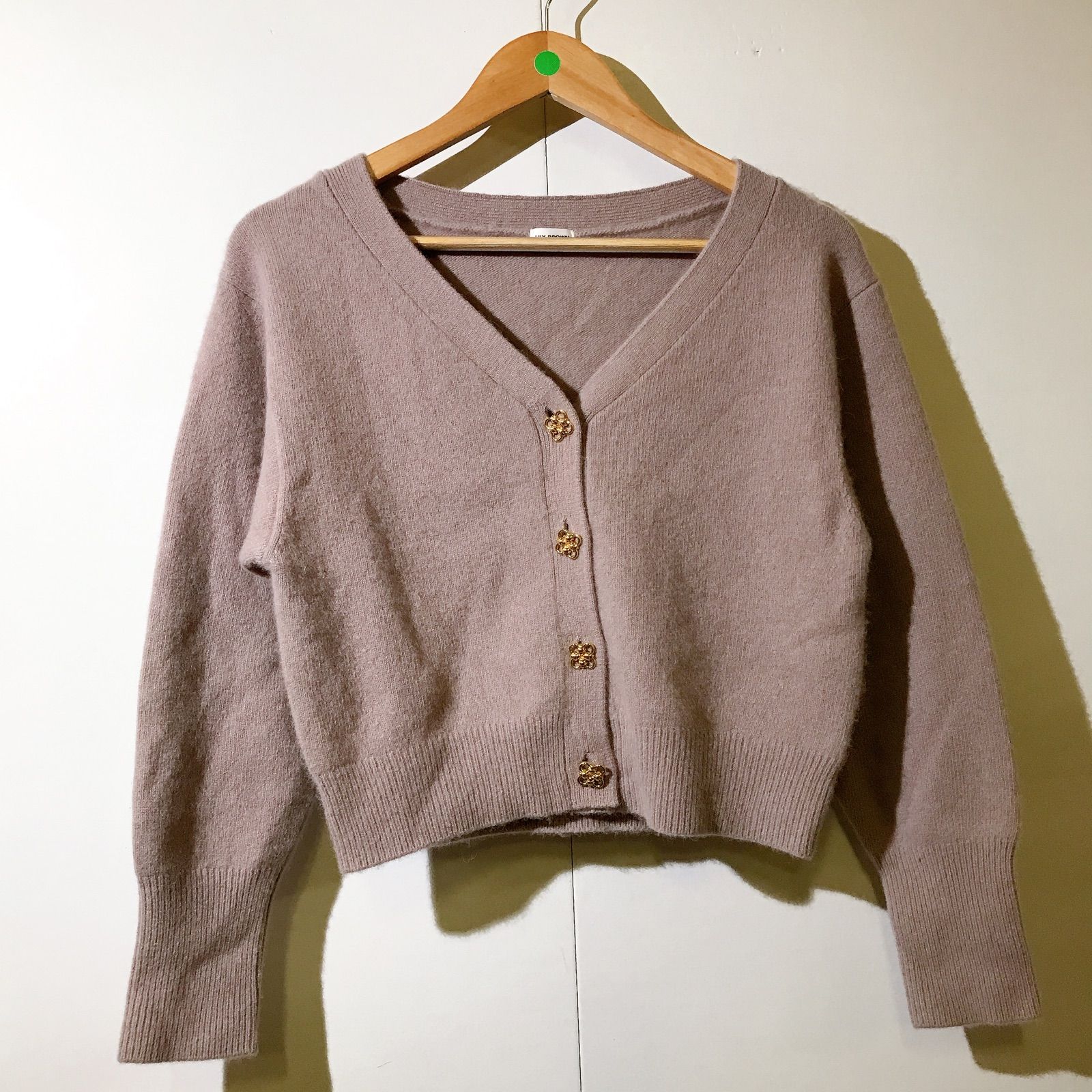 LILYBROWN リリーブラウン セミシアーニットカーディガン¥11,880 LILYBROWN リリーブラウン セミシアーニットカーディガン¥11,880