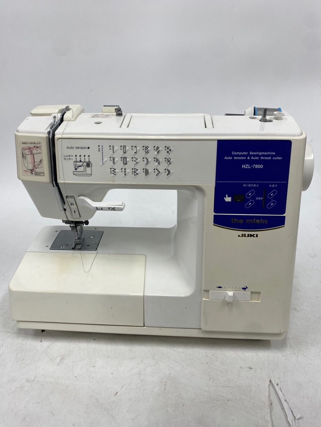 JUKI ジューキ the misin HZL-7800 コンピューターミシン 通電確認済み