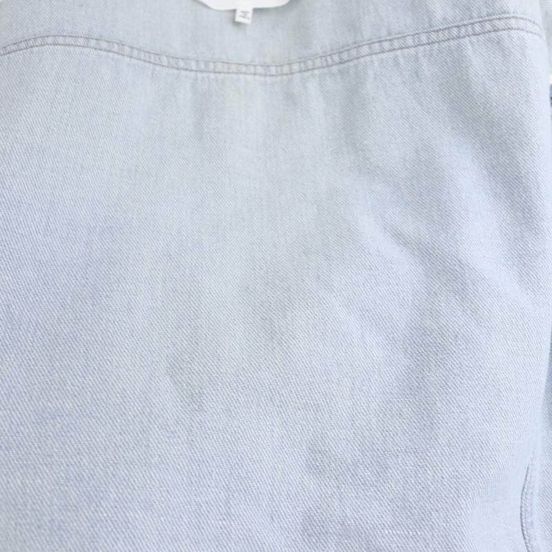 MM6 オープンスリーブデニムケープジャケット　ホワイト　40サイズ　2019 エムエムシックス メゾンマルジェラ MM6 Maison Margiela