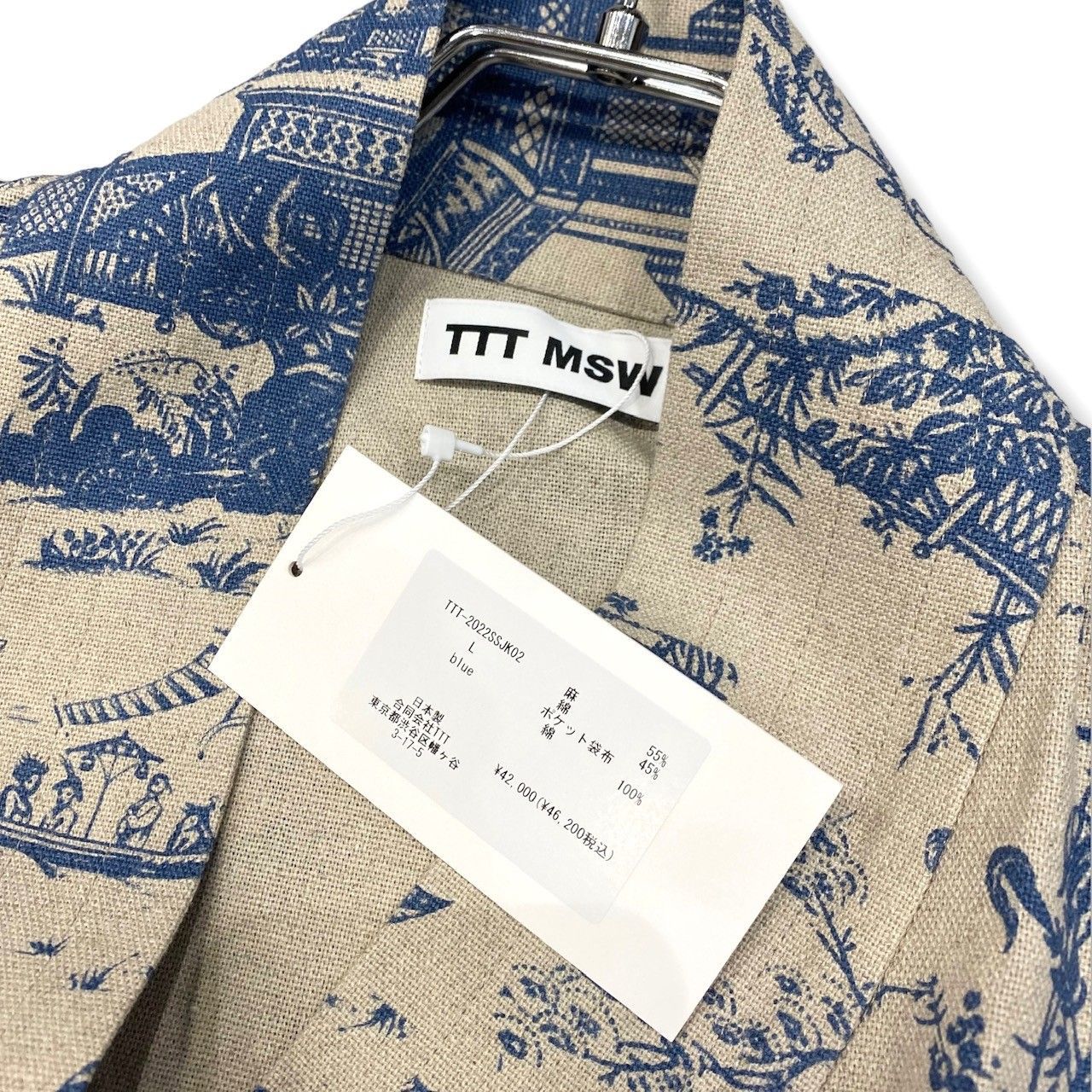 TTTMSW Kimono Shirt Jacket/ 着物シャツジャケット 楽天市場】ティー・TTT MSW 22SS Kimono Shirt Jacket 状態SS