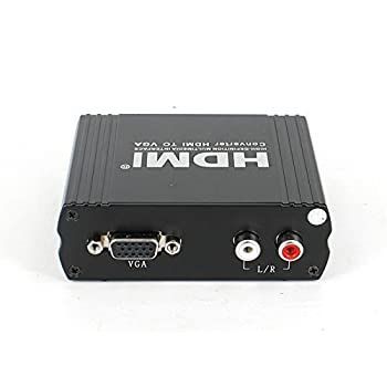 非常に良い Crazy Genie HDMI to VGA Converter with R | Lオーディオコンバータ HDMI to VGA with R | Lオーディオ