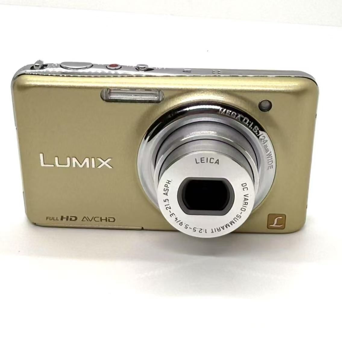 ジャンク★ Panasonic LUMIX DMC-FX77 レオパードゴールド 中古品・Bランク」パナソニック ルミックス LUMIX DMC-FX77-N