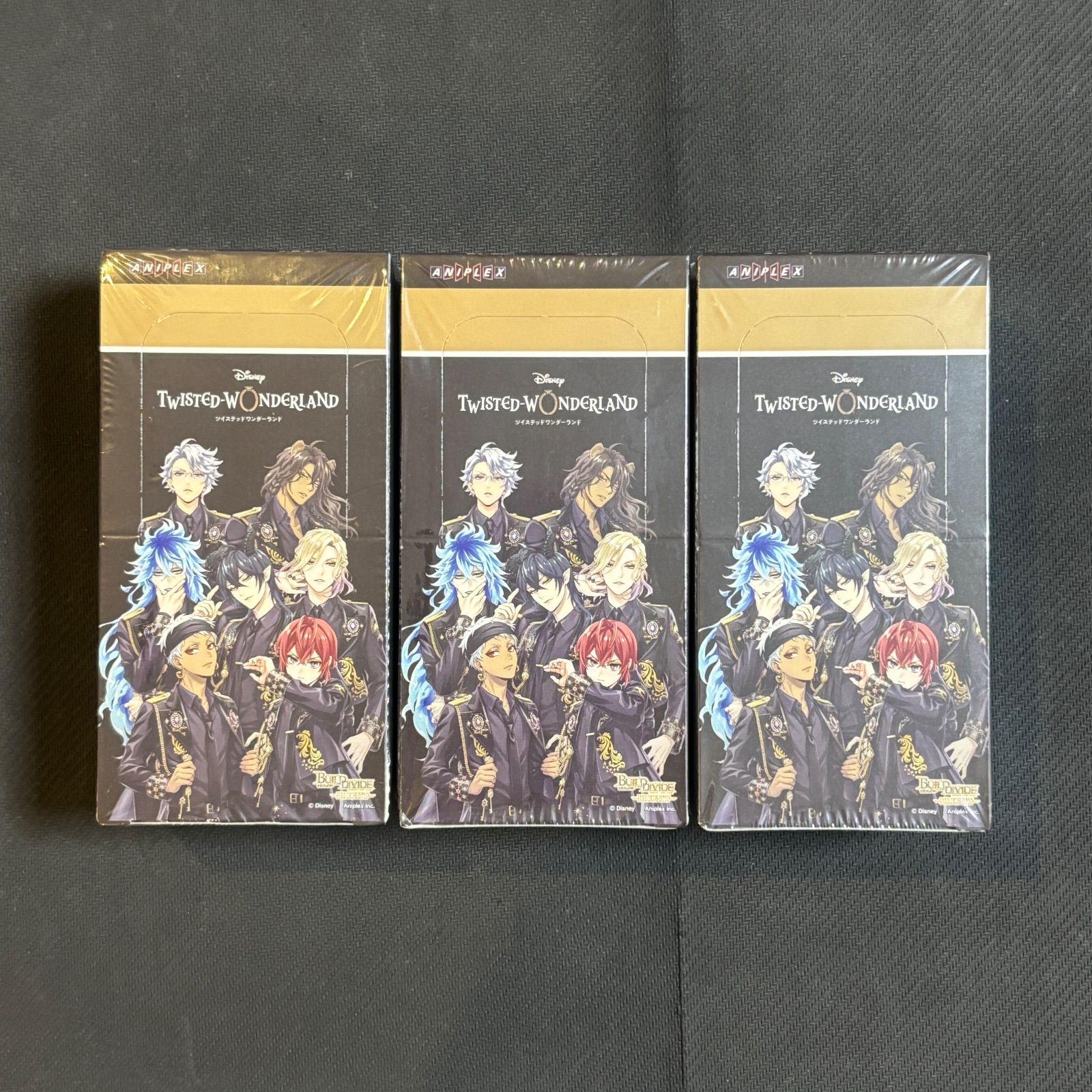 ビルディバイド ブースターパック ディズニー ツイステッドワンダーランド ツイステ 未開封 3box